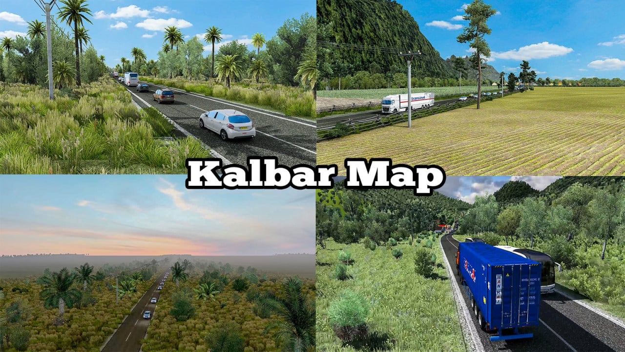 Map of West Kalimantan by Sultan - ETS2 1.36 to 1.39 and 1.40